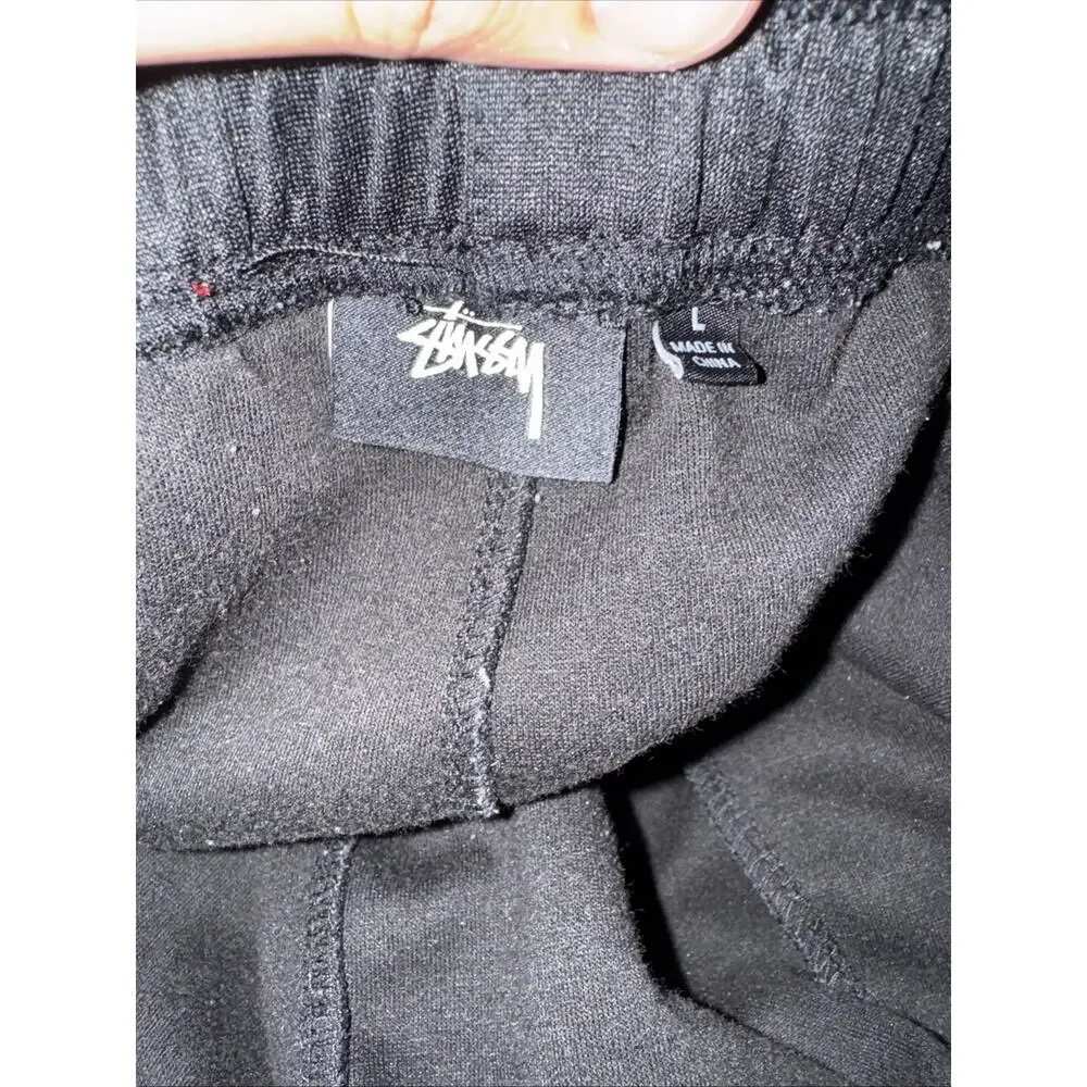 Stussy Track Pants Black Large 40x30 Missing Drawstrings